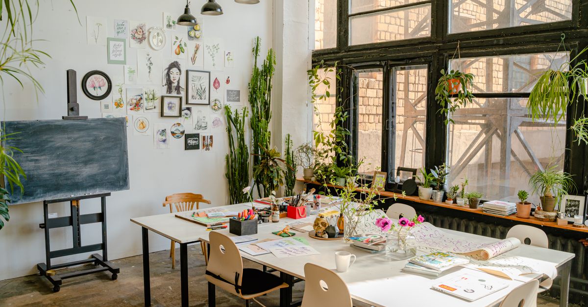 L'atelier de Positive Studio, lumineux et ouvert